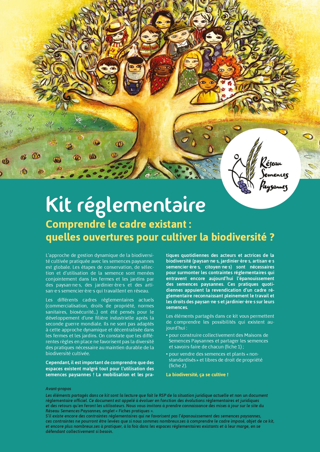 Kit Reglementaire première page