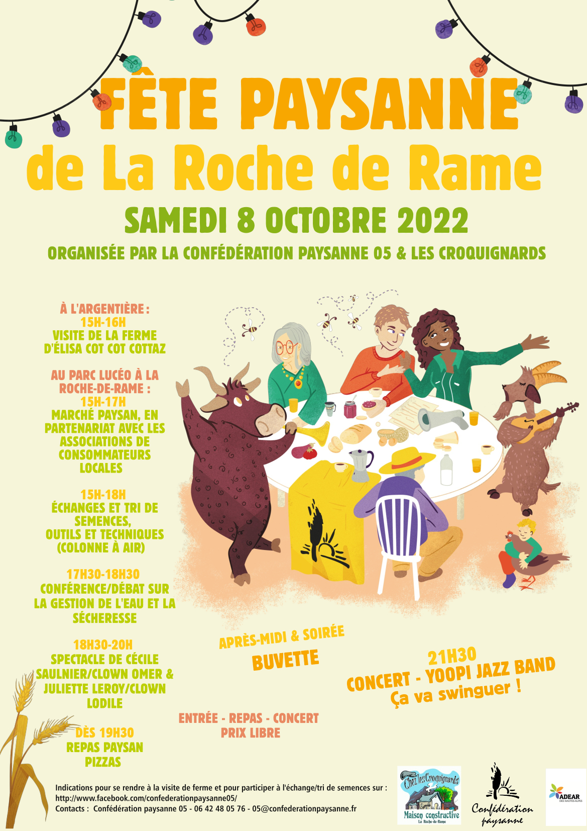 AFFICHE fête paysanne 2022